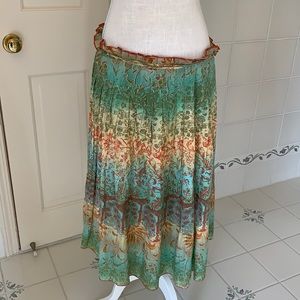 David Meister Size 14 skirt with amazing fabric